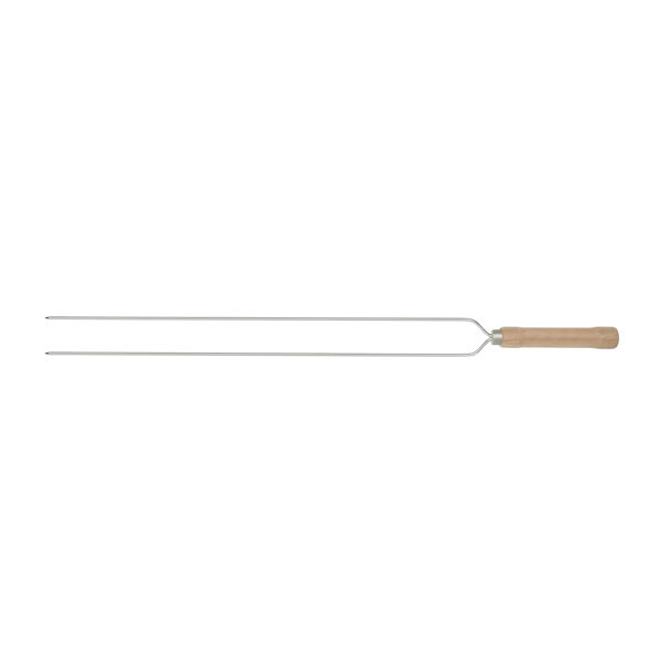 ESPETÓN DOBLE 65CM PARA CHORIZO BEIGE