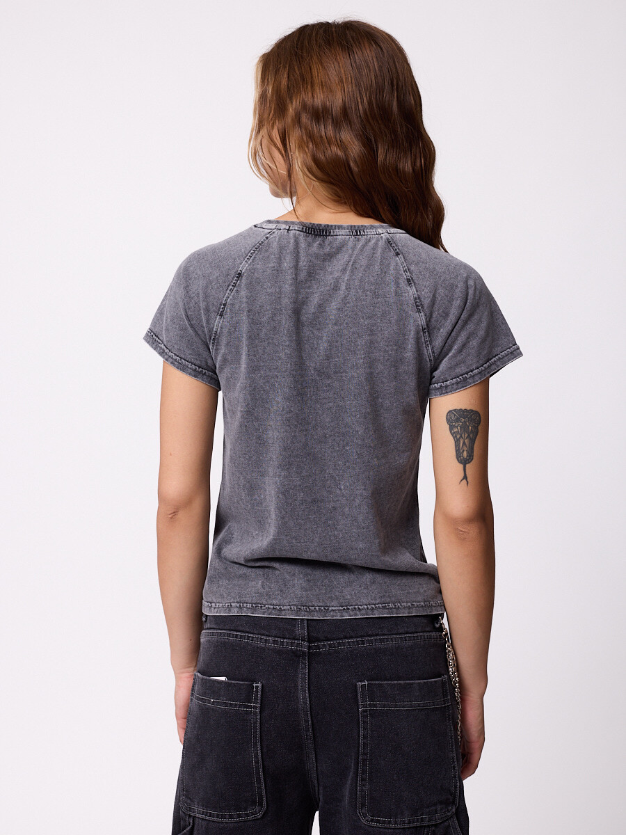 T-SHIRT SAIANA DIXIE Gris Oscuro