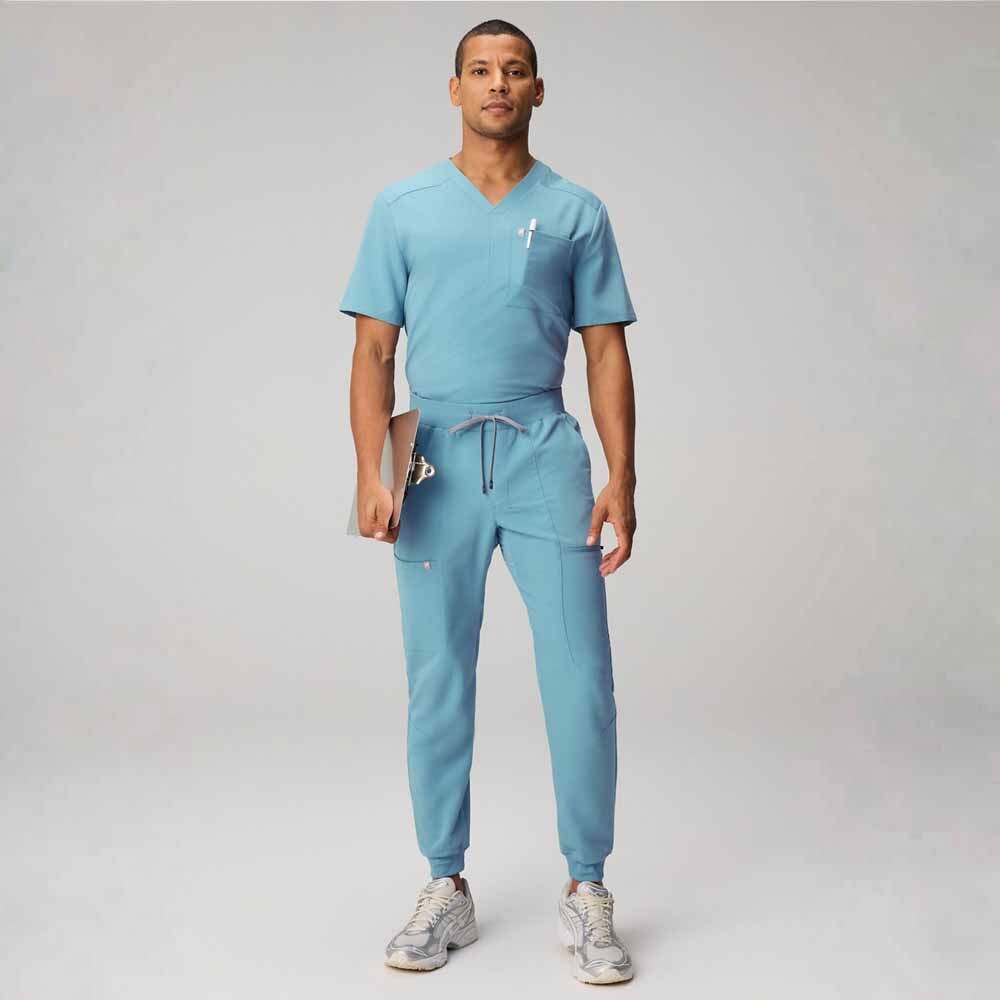 Polo Helix Scrub Hombre Wave