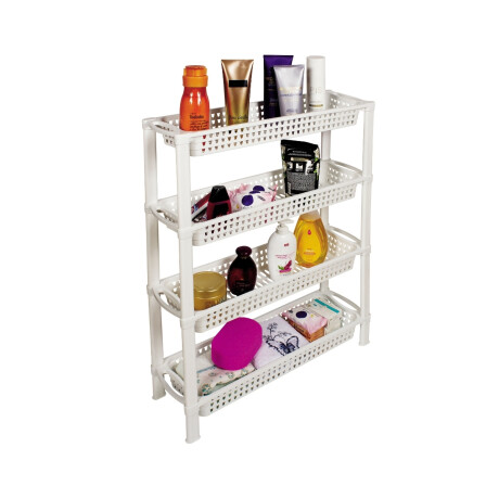 Estantería organizadora 4 estantes BLANCO
