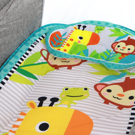 Cuna Bebe Mecedora C/ Sonido Y Movimiento Mosquit Gris