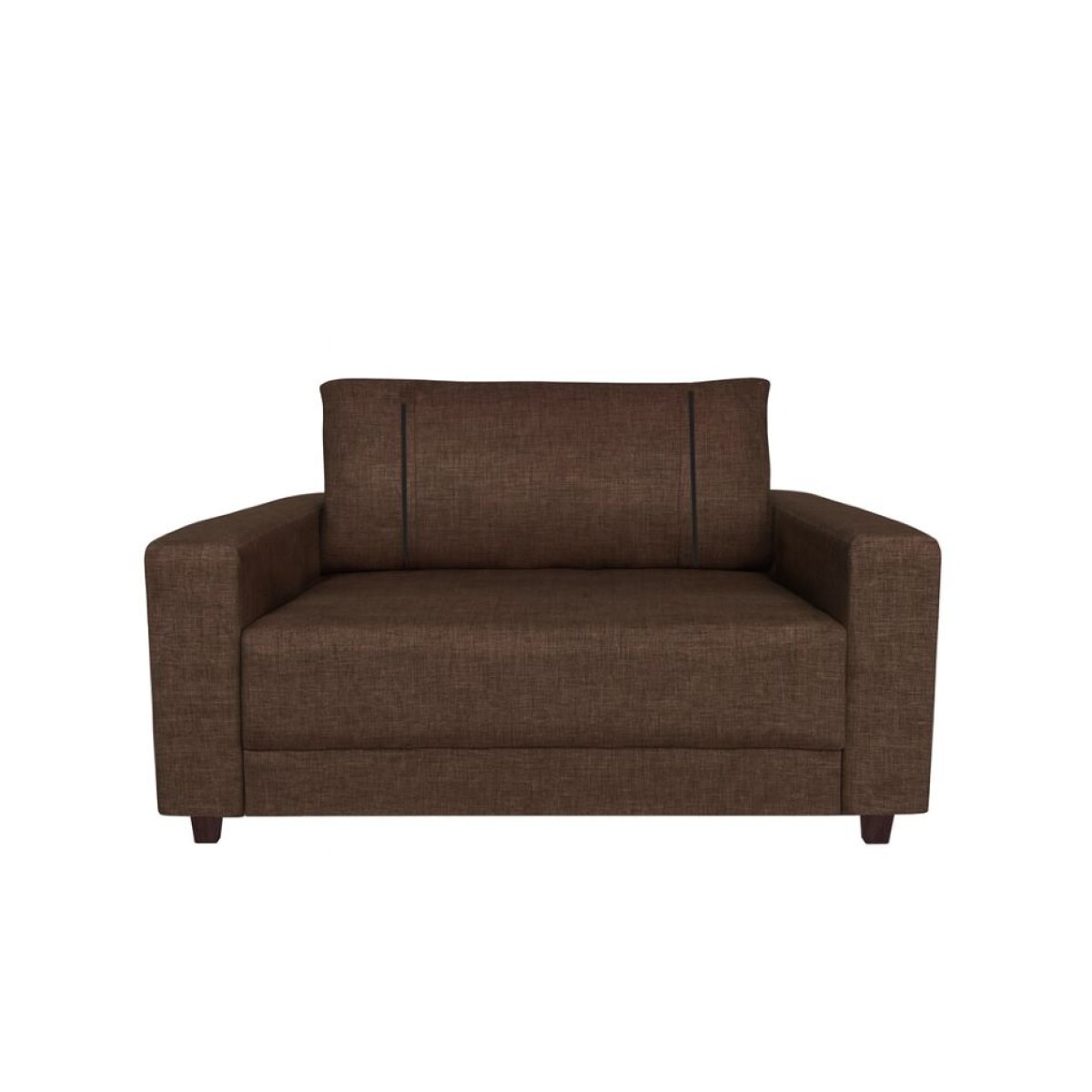 SOFA 2 CUERPOS - TELA MARRON 