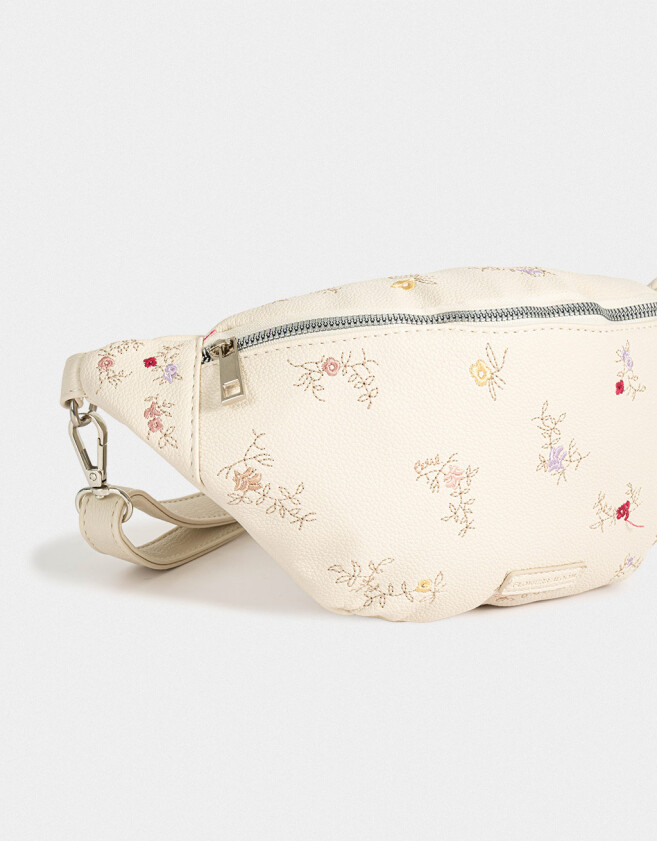 Riñoneras Estampados Riñonera De Cuerina Flores - Estampado Flores