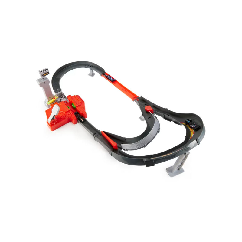 Pista de Carreras Formula 1 y Hot Wheels con 3 coches metálicos a Escala 1:64 Pista de Carreras Formula 1 y Hot Wheels con 3 coches metálicos a Escala 1:64