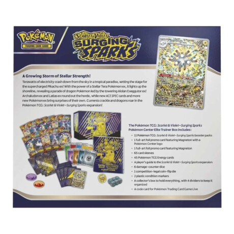 Pokémon TCG: Scarlet & Violet - Surging Sparks - Elite Trainer Box [Inglés] Pokémon TCG: Scarlet & Violet - Surging Sparks - Elite Trainer Box [Inglés]