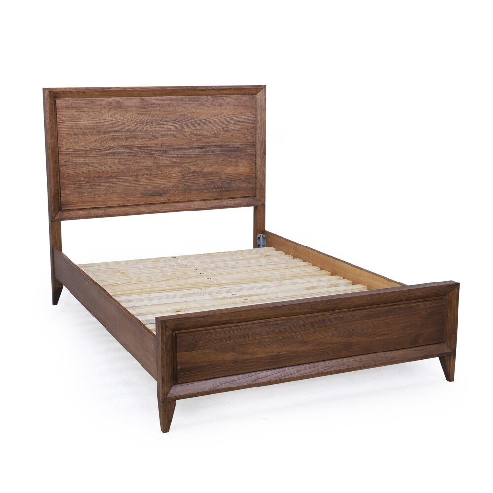 CAMA QUEEN MADERA MARRON MILLENIUM