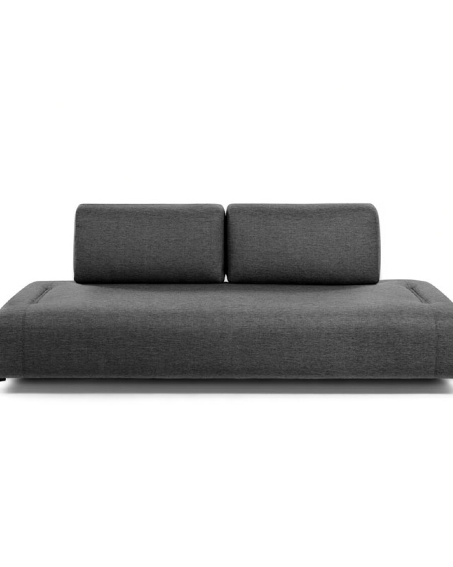 Sofá Compo 3 plazas gris oscuro 232 cm