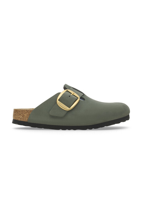 Zueco Boston Big Buckle Lenb - Estrecho Verde