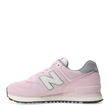 Championes de Mujer New Balance Classics Traditionnels 574 Rosa - Gris