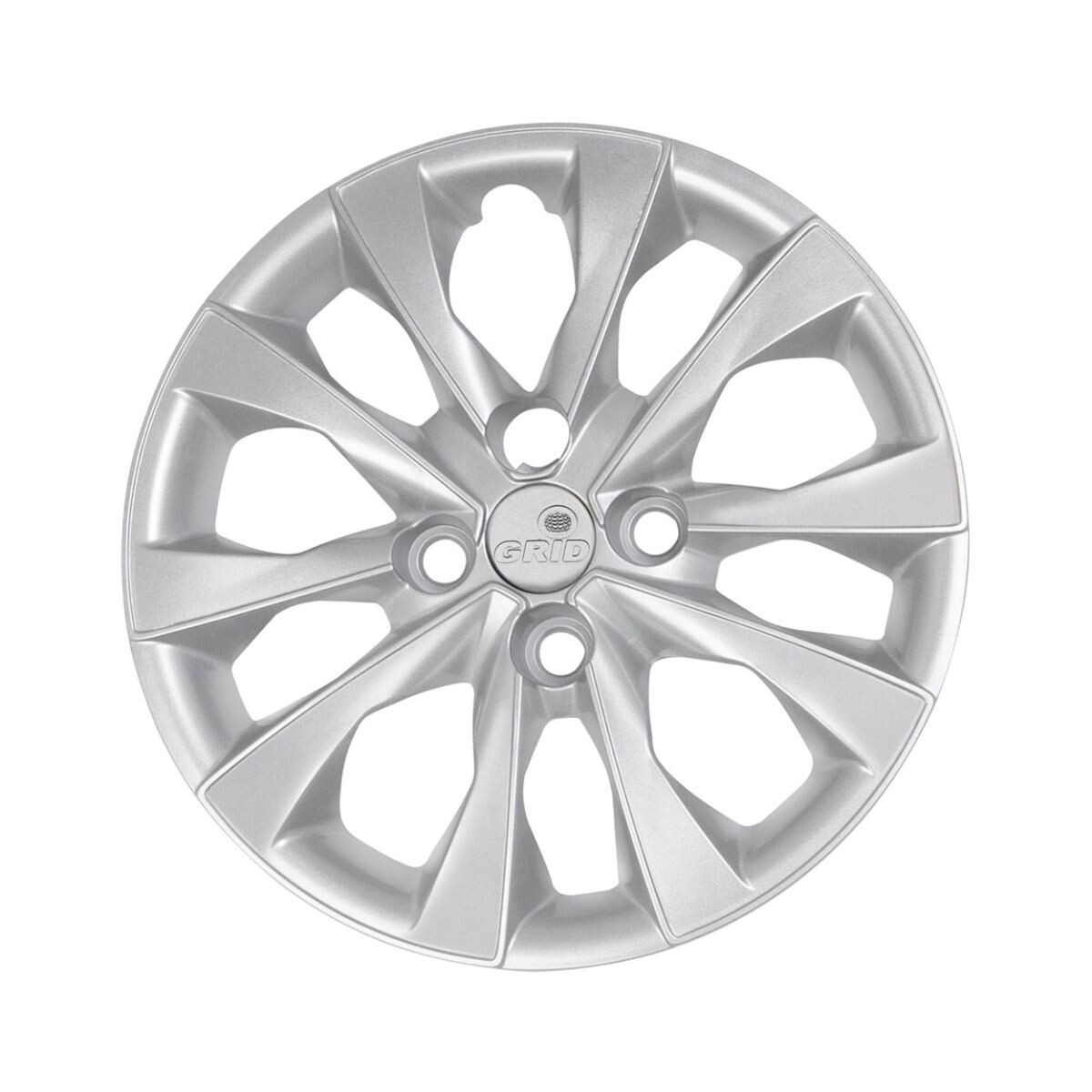 TAZA DE RUEDA RODADO 14 PLATEADA 