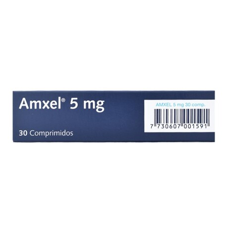 Amxel 5 Mg X30 Comprimidos Control Hipertensión Amxel 5 Mg X30 Comprimidos Control Hipertensión