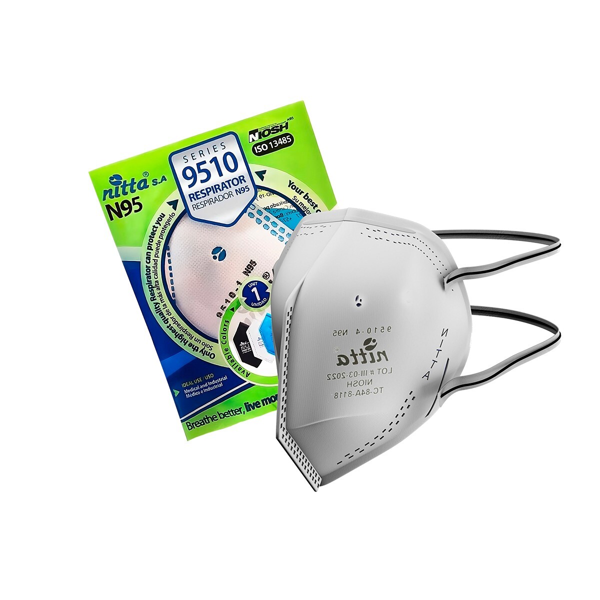 Tapa Boca Nitta N95 Plegado 