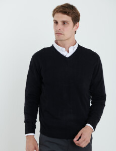 470313 SWEATER V HARRINGTON URBAN Negro