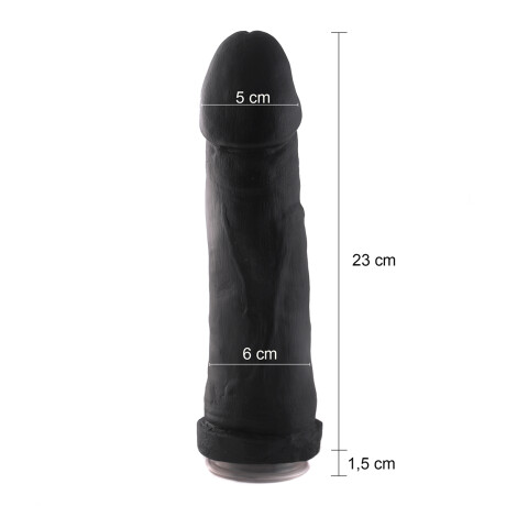 Consolador Super Large Con Ventosa Negro