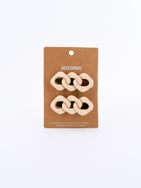 BROCHE SET X2 BLANCO