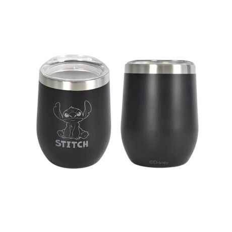 Mate Acero Inoxidable DLS7212 Stich 236Ml Universo Binario NEGRO