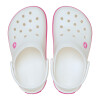 Zuecos Crocs Band Clog Kids C de Niños - 207005 Blanco-rosado