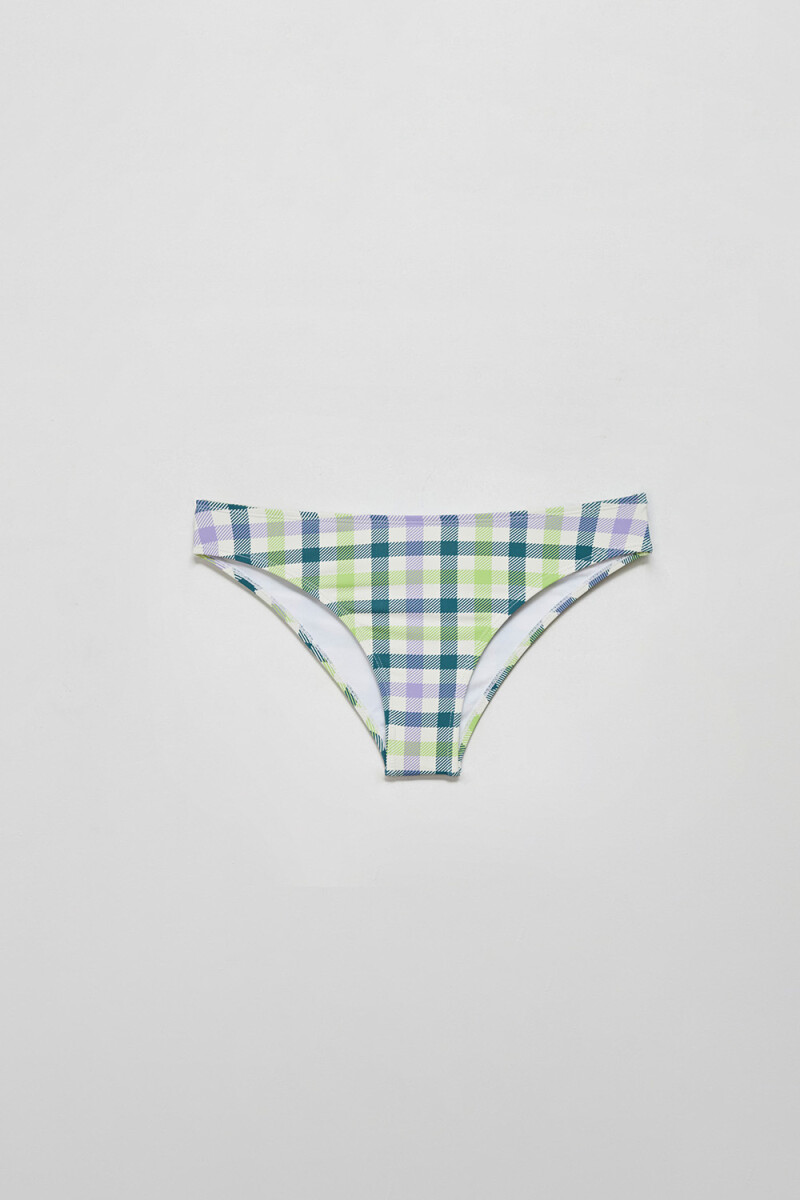 Bombacha bikini - Estampado- Cuadros 