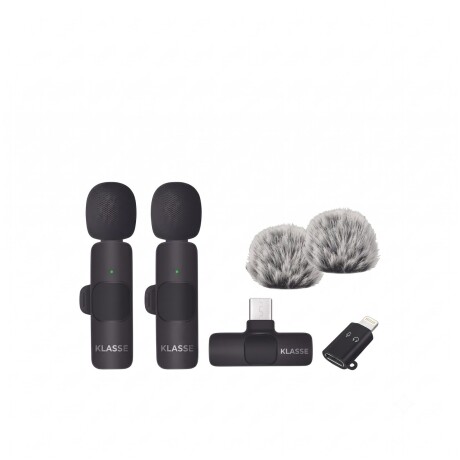 Set x2 Micrófonos Corbateros Klasse | USB-C + Lightning Set x2 Micrófonos Corbateros Klasse | USB-C + Lightning