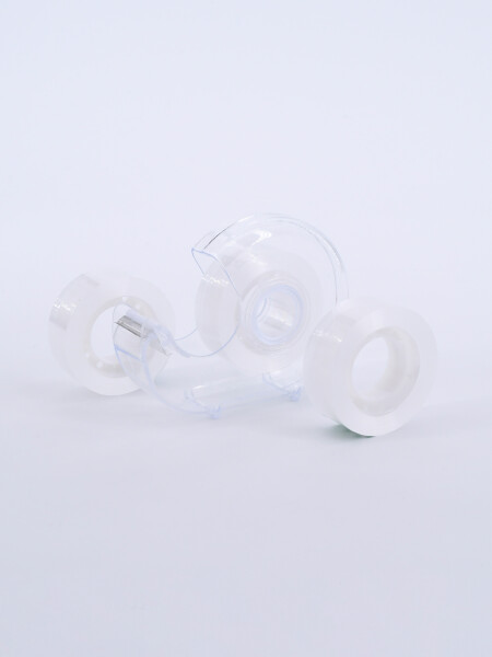 CINTERO CON 3 ROLLOS CINTA TRANSPARENTE