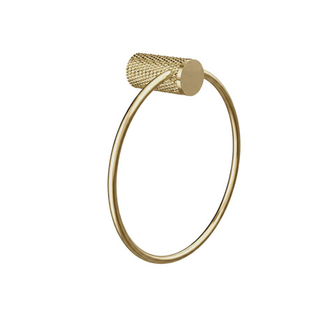 TOALLERO ARO METAL SIGNATURE DORADO BRUSHED GOLD SATINADO DORADO-BRUSHED GOLD