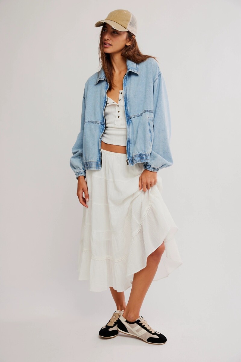 CAMPERA DENIM BIRDIE Azul