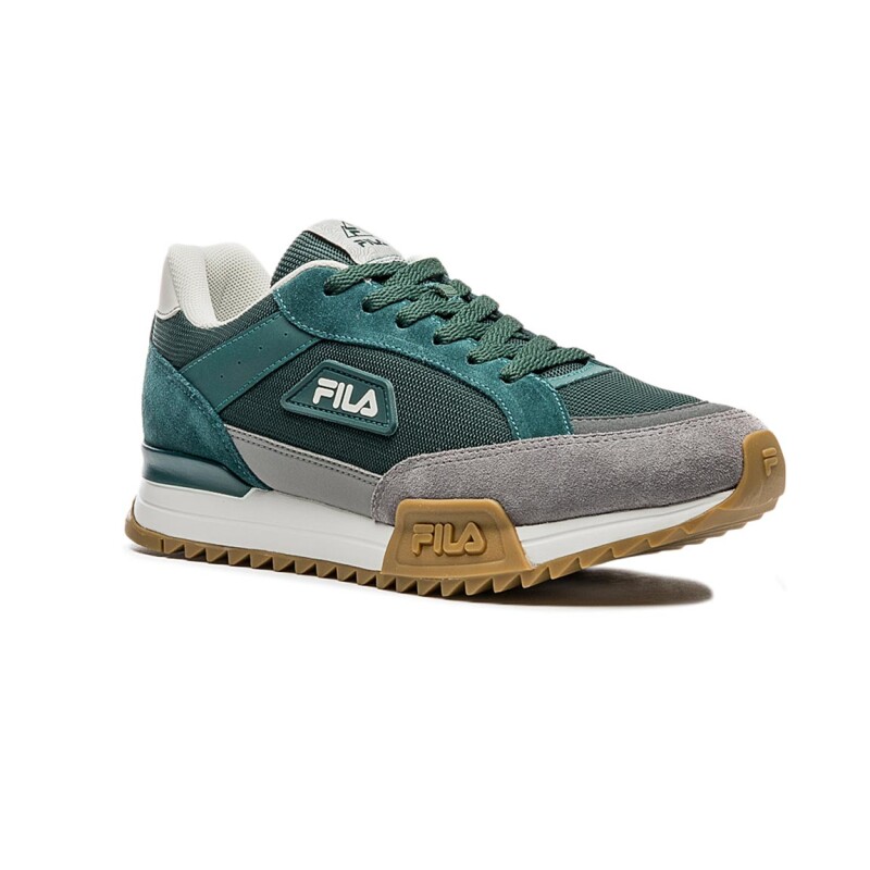 Championes Hombre Fila Retro Blazer Verde-Gris