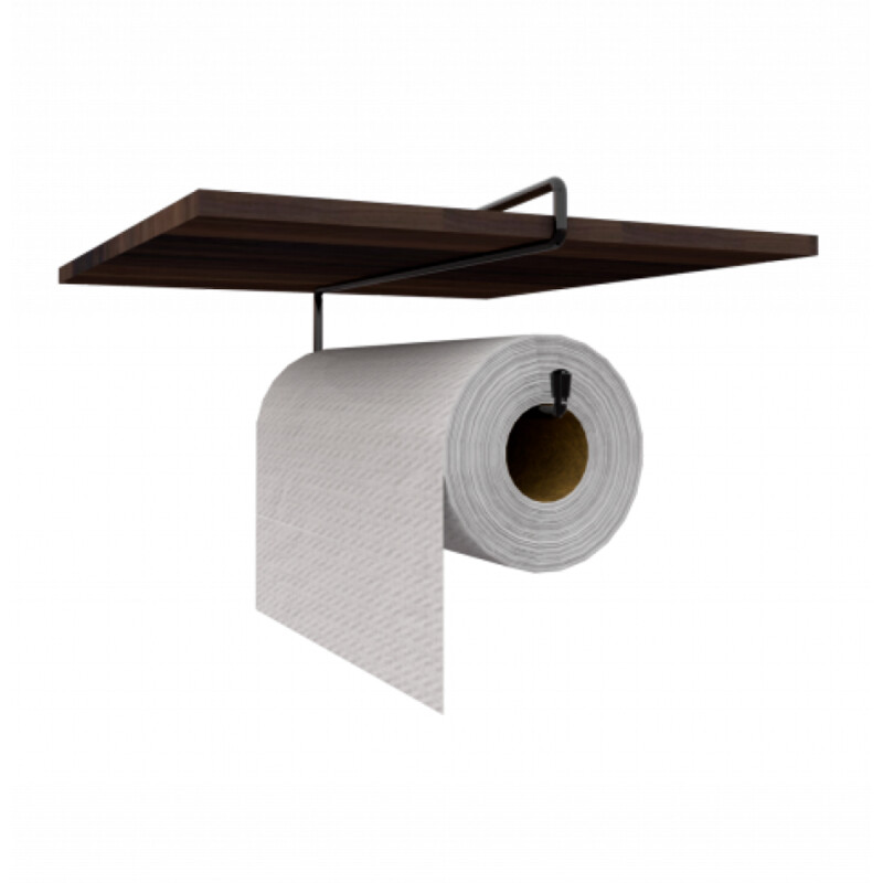 Soporte para papel toalla NEGRO