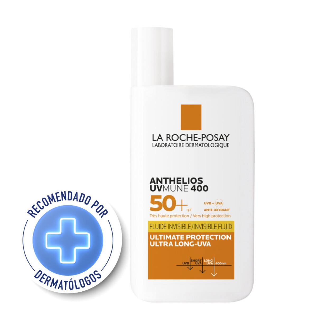 Protector Solar La Roche-Posay Anthelios UVMune 400 Fluido Invisible FPS50+ 50ml 