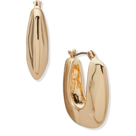 Aro Pe 25Mm Chunky U Hoop Gold