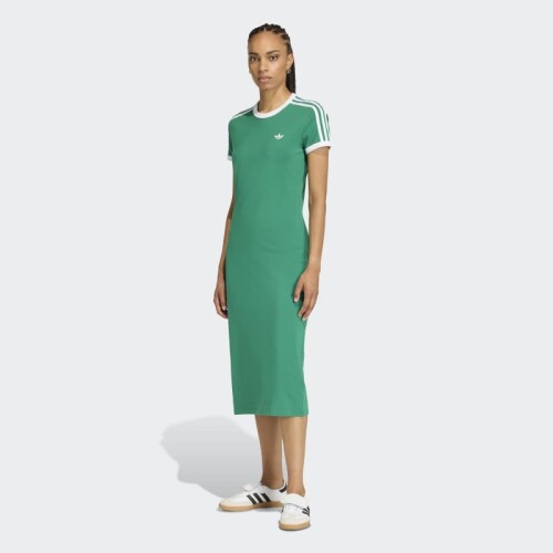 Vestido Adidas Slim 3 Stripes Verde