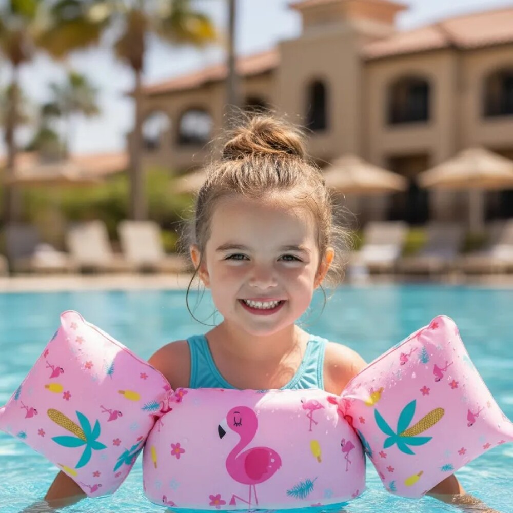 Flotador alita y pechera 14-25kg QUO rosado