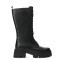 Bota de Mujer Miss Carol TOLLER de caña alta acordonada Negro
