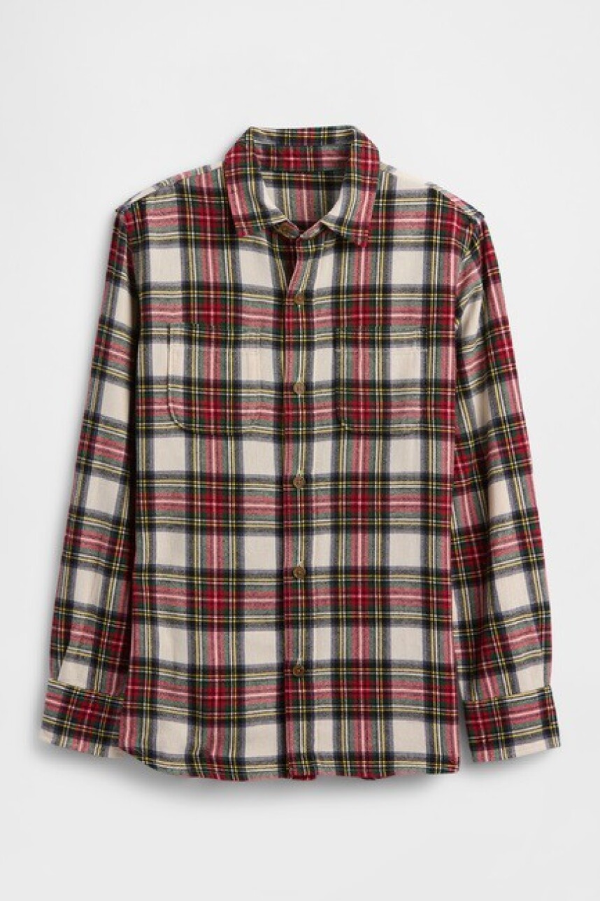 Camisa Flannel Niño Tartan Plaid