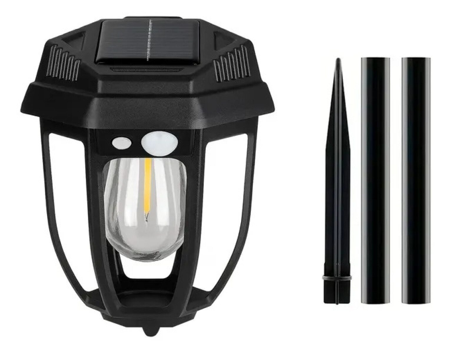 Lámpara Solar Con Sensor De Movimiento Pared Estaca 