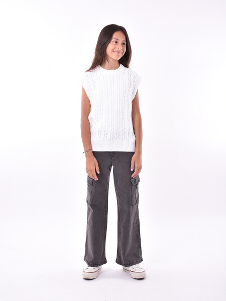 CHALECO GRETTA OFF WHITE