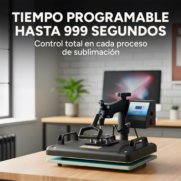 Prensa Térmica 5 En 1 Sublimación Remeras Tazas Gorros Jarra Color Negro Azul