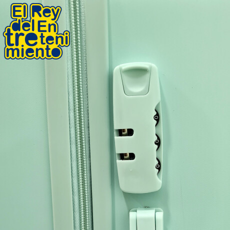 Valija Rígida Set X2 Resistente 20'' y 24'' 4 Ruedas Celeste