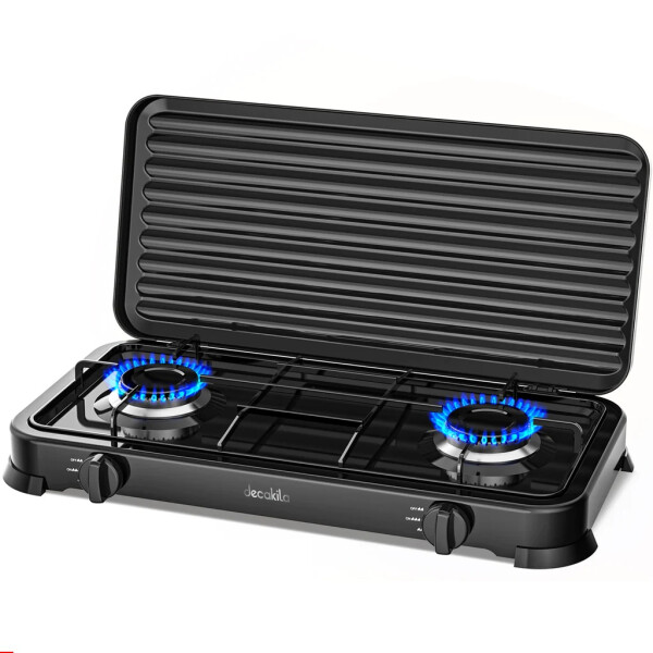 ANAFE COCINILLA COCINA A GAS DECAKILA DOS HORNALLAS CON TAPA ANAFE COCINILLA COCINA A GAS DECAKILA DOS HORNALLAS CON TAPA