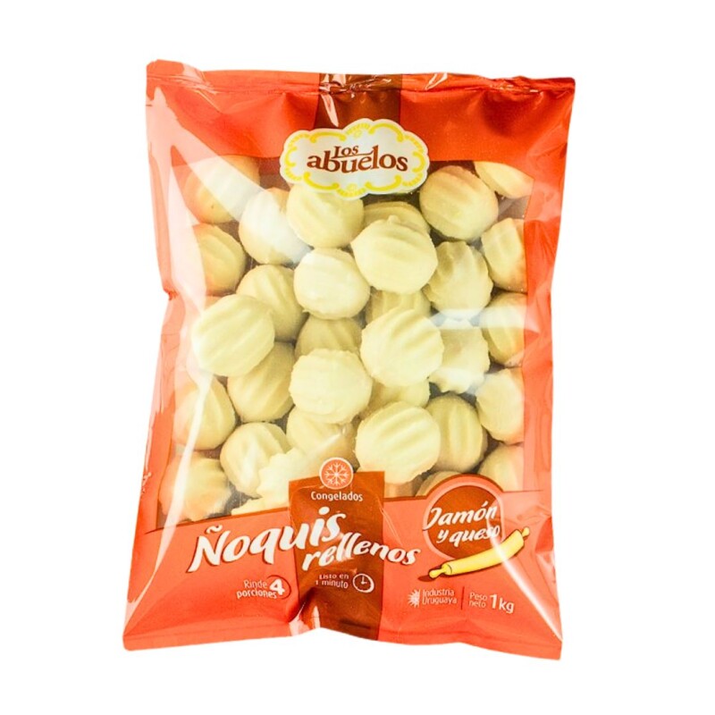 Ñoquis de Papa rellenos de Jamón y Queso Los Abuelos - 1kg Ñoquis de Papa rellenos de Jamón y Queso Los Abuelos - 1kg