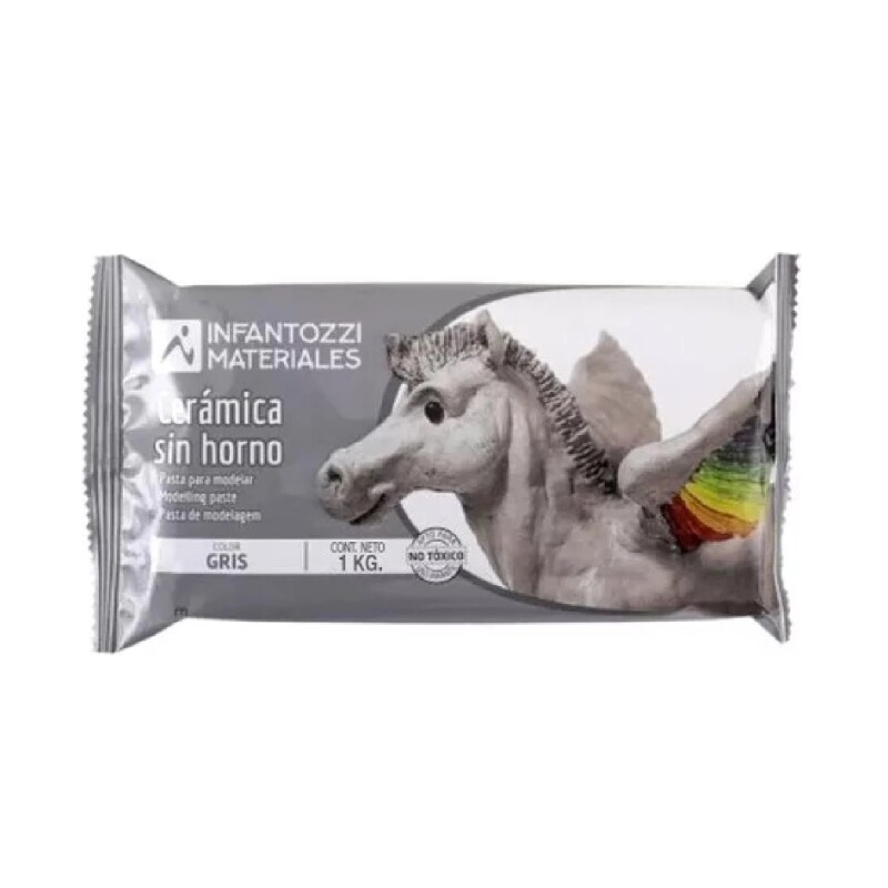 Cerámica Gris 1 Kilo Infantozzi #Cerámica Gris 1 Kilo Infantozzi