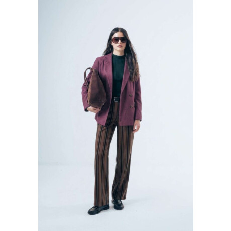 Blazer Sobri Bordeaux