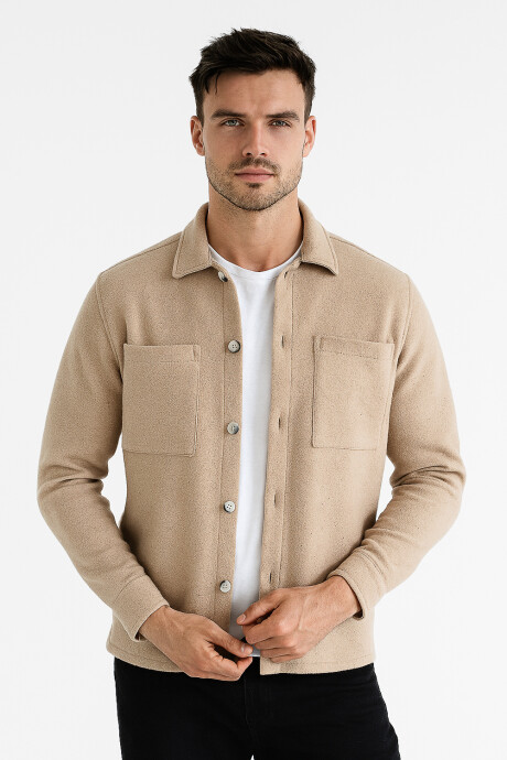 Sobrecamisa Marzio Men Beige