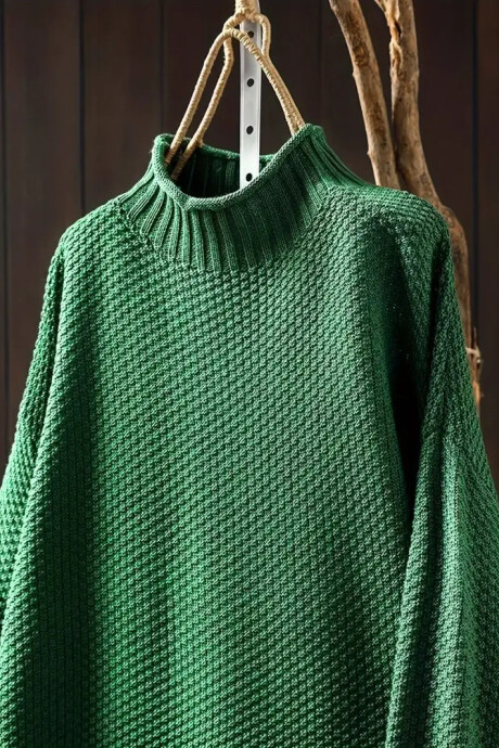 Sweater WALLY Liso verde