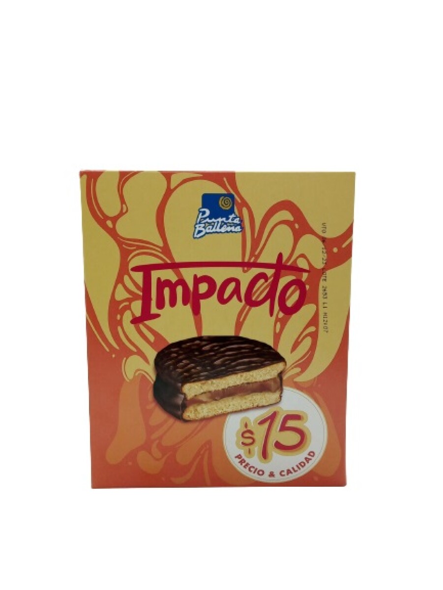 Alfajor IMPACTO Sabor Chocolate Caja X16 Unidades 