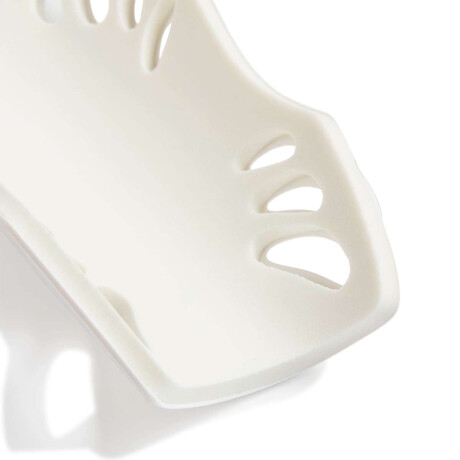 Espinilleras Adiflex Championes Fútbol Tapones Intercambiables Unisex Blanco