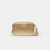 Mini bag New Penny en efecto cuero charol Platino