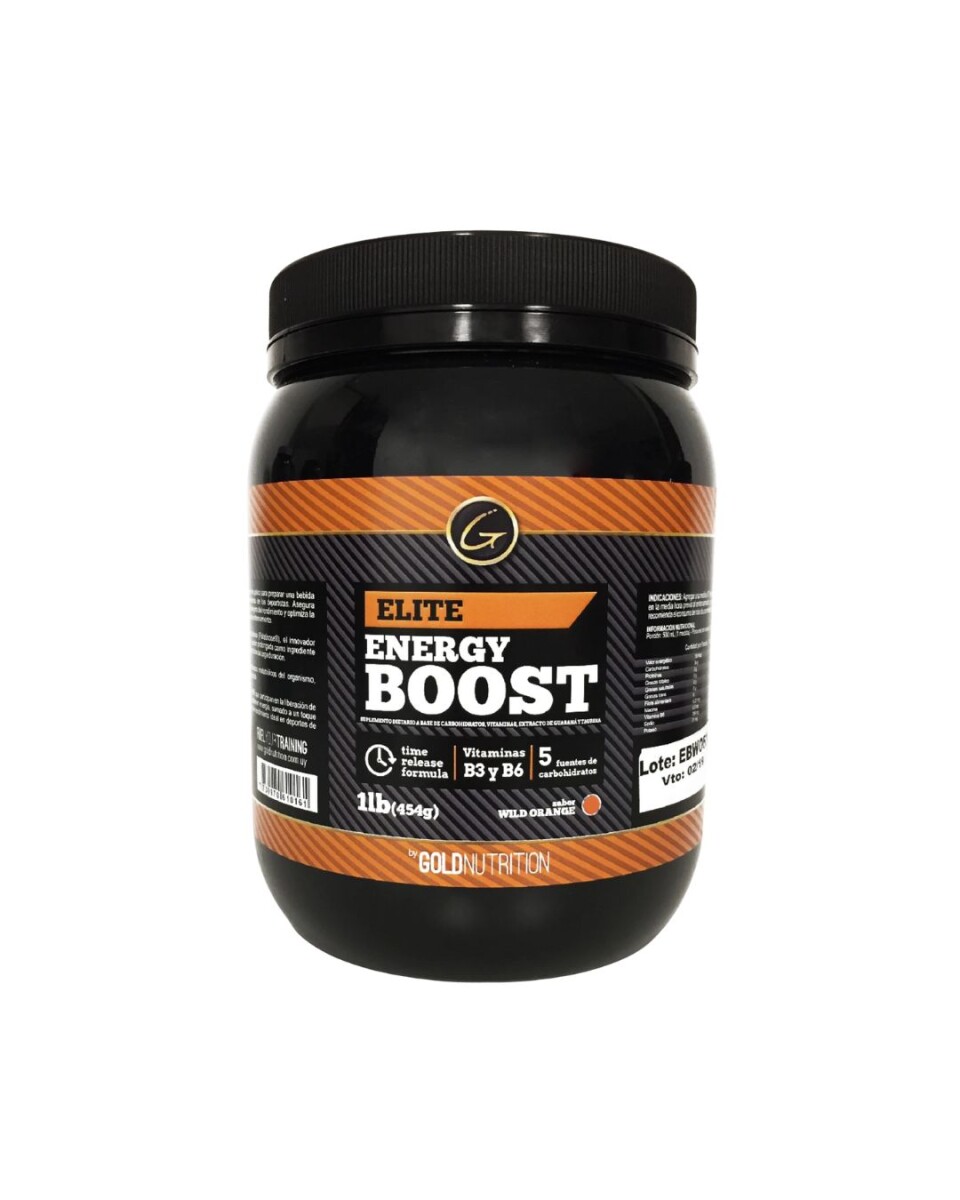 ¡OFERTA POR VENCIMIENTO! Elite Energy Boost 2lb Wild Orange Gold Nutrition 