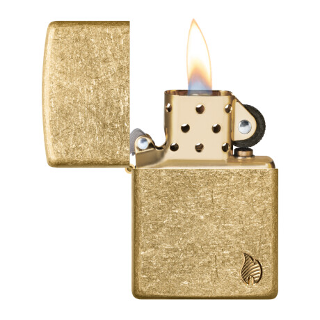 Encendedor Zippo Dorado C/diseño 0