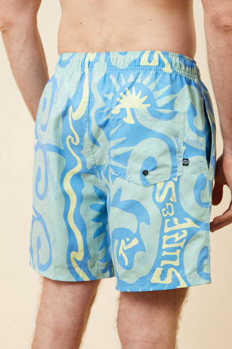 SHORT MELEYS RUSTY Azul